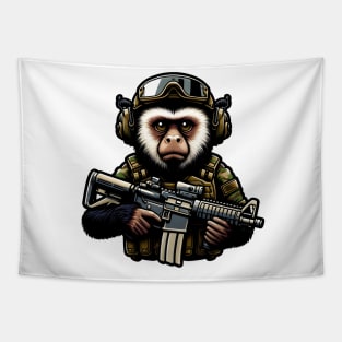 Tactical Monkey Tapestry