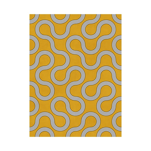 My Favorite Geometric Patterns No.31 - Mustard Yellow by ZoltanRatko
