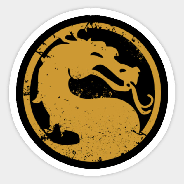 Mortal Kombat 11 Dragon Gold Mortal Kombat 11 Sticker Teepublic