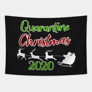 Quarantine Christmas Crew - Family Christmas Crew - Pandemic Christmas Gift - Couple Family Matching christmas pajamas Tapestry