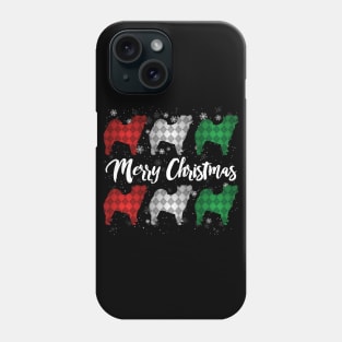 Chow Chow Merry Christmas Argyle Phone Case