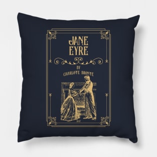 Jane Eyre & Mr Rochester, Thornfield Hall, Charlotte Bronte Pillow