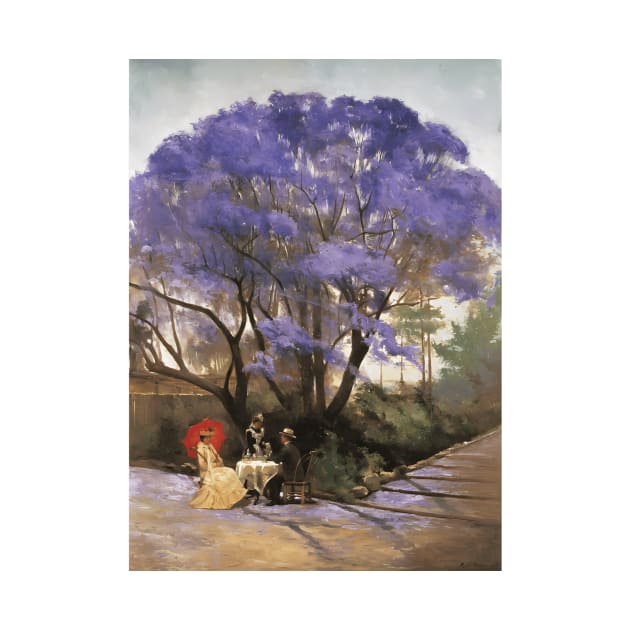 Godfrey Rivers - Under The Jacaranda 1903 by jandesky