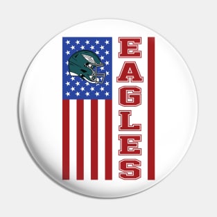 Eagles Football Team Pin