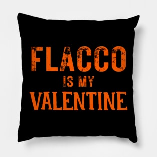 flacco is my valentine Pillow