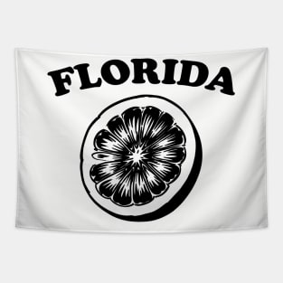 Sunny Florida Orange Tapestry