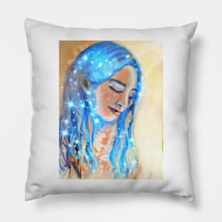 Blue fairy Pillow