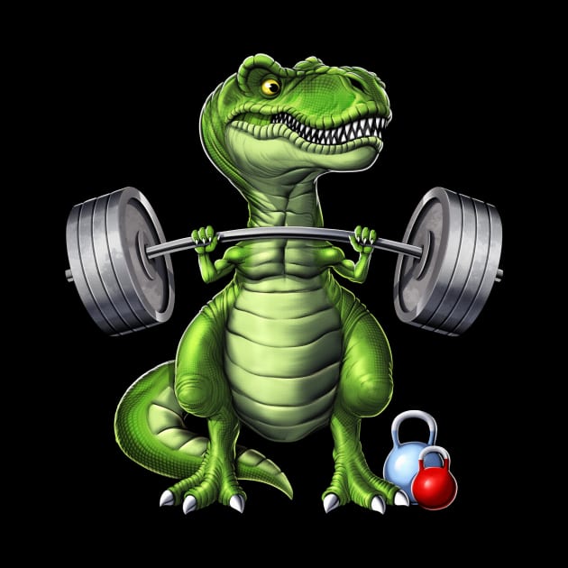 T-Rex Dinosaur Fitness Workout by underheaven