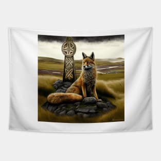 Celtic Fox #001 Tapestry