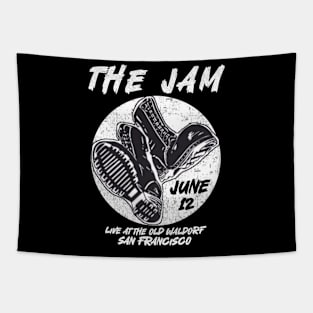 The jam - vintage boots Tapestry