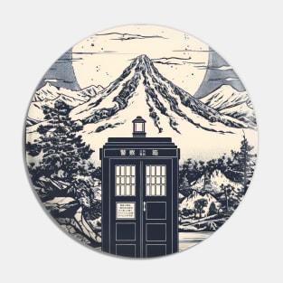 Japanese Tardis Pin