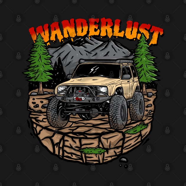 Wanderlust Jeep Holiday - Peanut by 4x4 Sketch