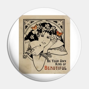 Vintage Woman Design with updated Twist Pin