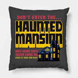 Haunted Mansion Haunted House Halloween Spooky Season Pillow