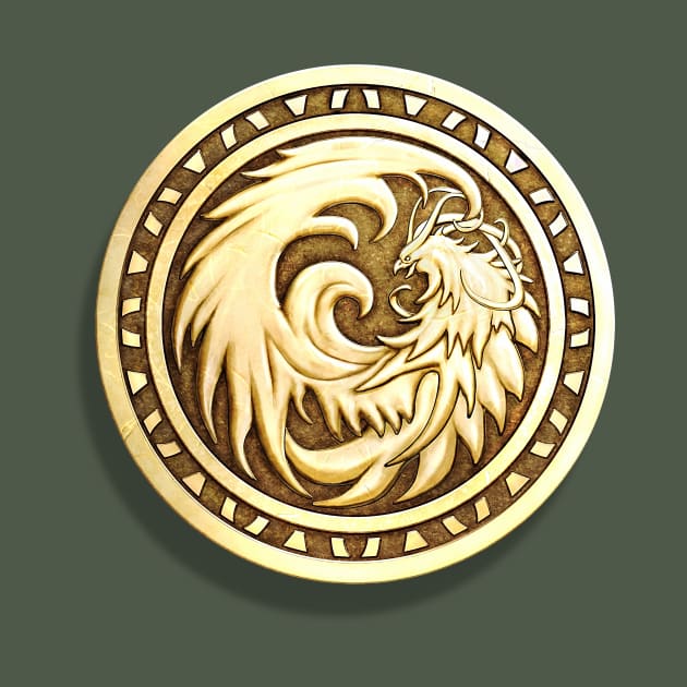 Phoenix Coin gold by chriskar