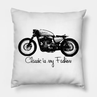 Classic Motor Bike Pillow