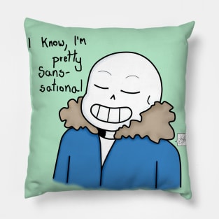 Sans-sational Pillow