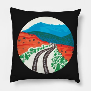 Southwest Chief Railroad Track Pillow