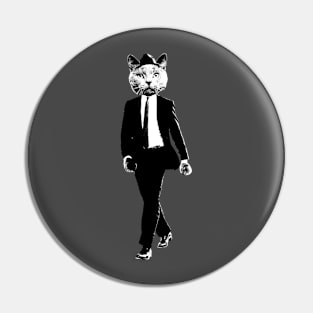 Cat in Suit Pin