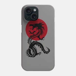 Black Dragon Rising Phone Case