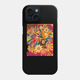 Monkey Banana Splits Craze Phone Case