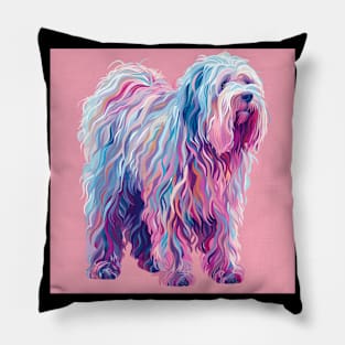 Komondor in 70's Pillow