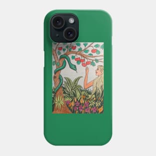 Eve in the Garden of Eden Phone Case