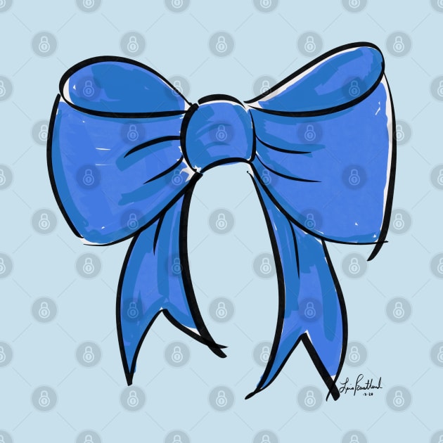 Blue Bow by loeye