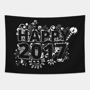 Happy 2017 - Happy new Year Tapestry