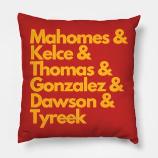 Kansas City Chiefs Legends T-Shirt Pillow