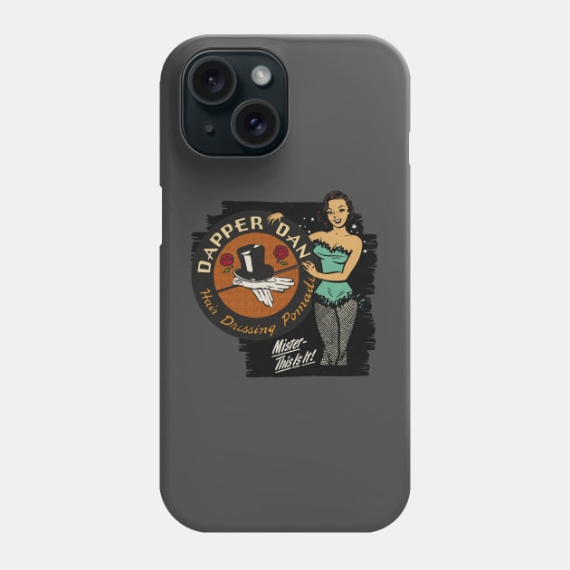 Vintage Dapper Pomade Lady Phone Case by Kujo Vintage