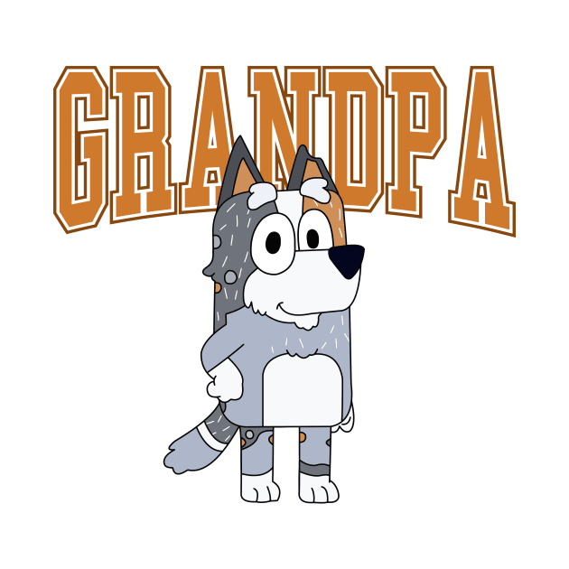 Bluey Grandpa by Kuturupiah