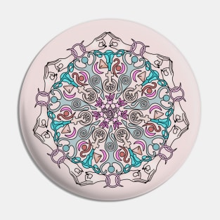 Feminist Mandala Pin