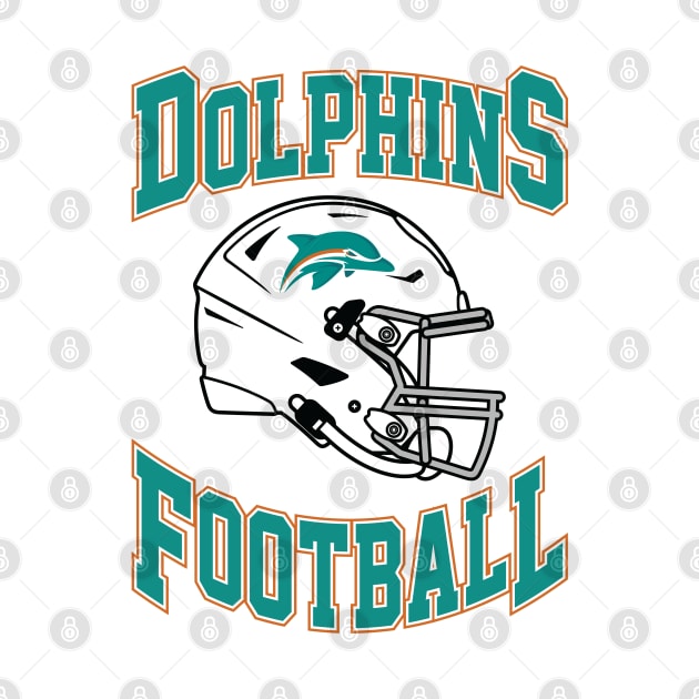 Miami Dolphins Football Team by Cemploex_Art