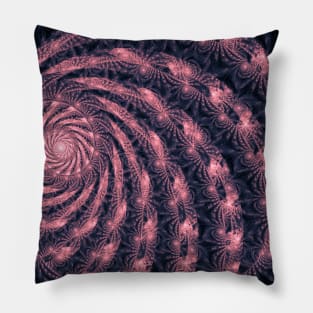 Pink Spirals Pillow