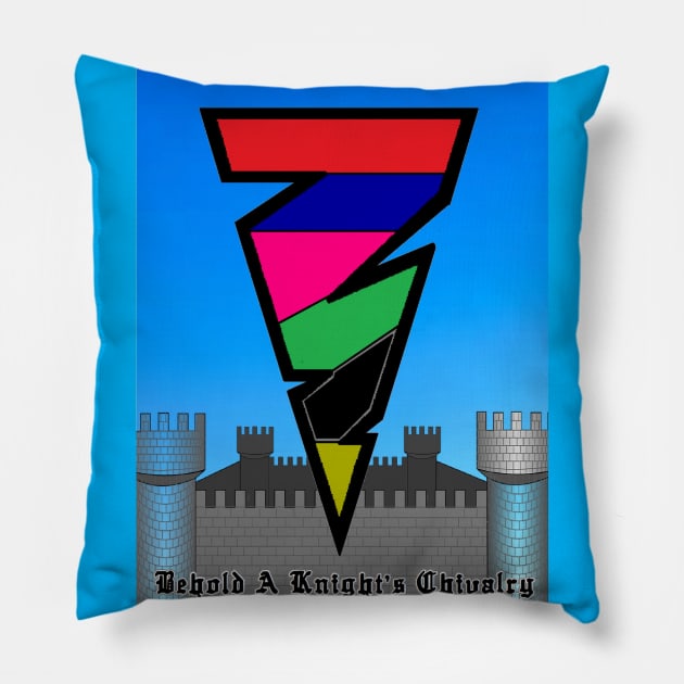 Behold A Knight's Chivalry Pillow by SentaiRiderNate