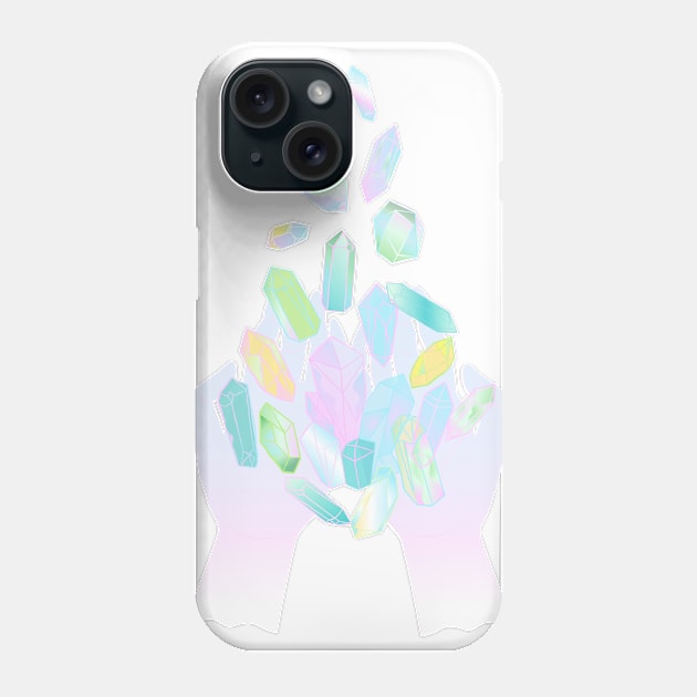 Crystal Hands Phone Case by anneamanda