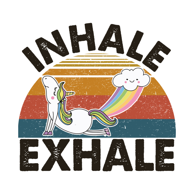 Unicorn Inhale Exhale by jonetressie