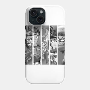 Team Justice (Black &White version) Phone Case