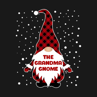 The Grandma Gnome Matching Family Christmas Pajama T-Shirt