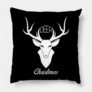 01 - DEER CHRISTMAS Pillow