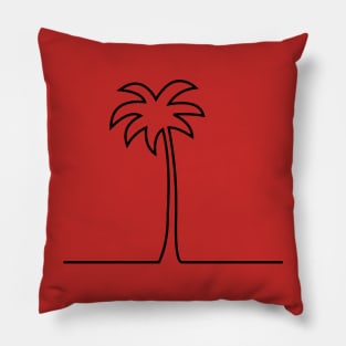 Palm Tree Line Gift Pillow