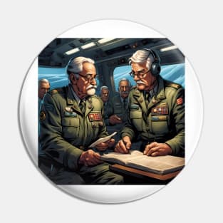 Pensioners as commercial aircrew Pin