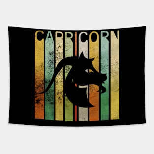 Capricorn Retro Tshirt Tapestry