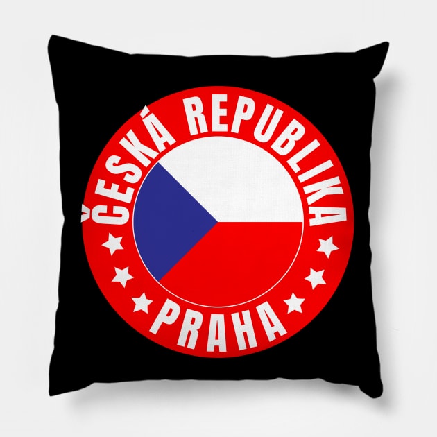 Praha Pillow by footballomatic