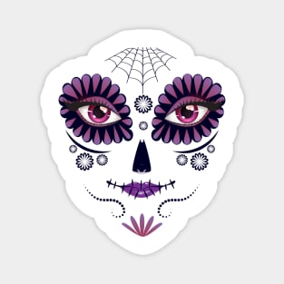 Day of the death girl face T Shirt Costume Tee Gifts Shirt Magnet