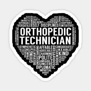 Orthopedic Technician Heart Magnet