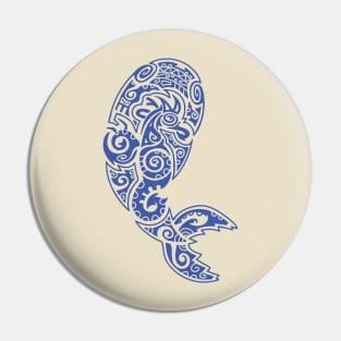 Tribal Seahorse Fish Pin