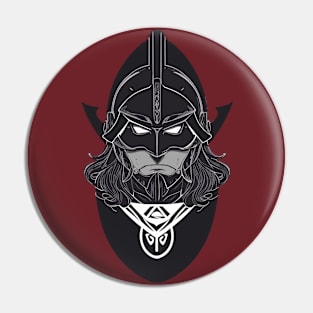 serious warrior Pin