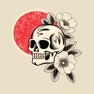 Skull flowers T-Shirt